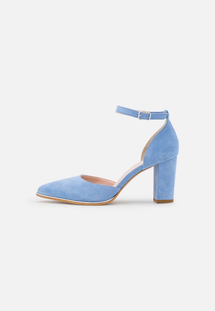 Talons Anna Field Block heel Boucle Bleu Clair Femme | UCI-1098671